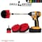 Drill Brush Power Scrubber By Useful Products 7 in W 5 in L Brush, Red R-S-542O-7X-QC-DB - alternate 5